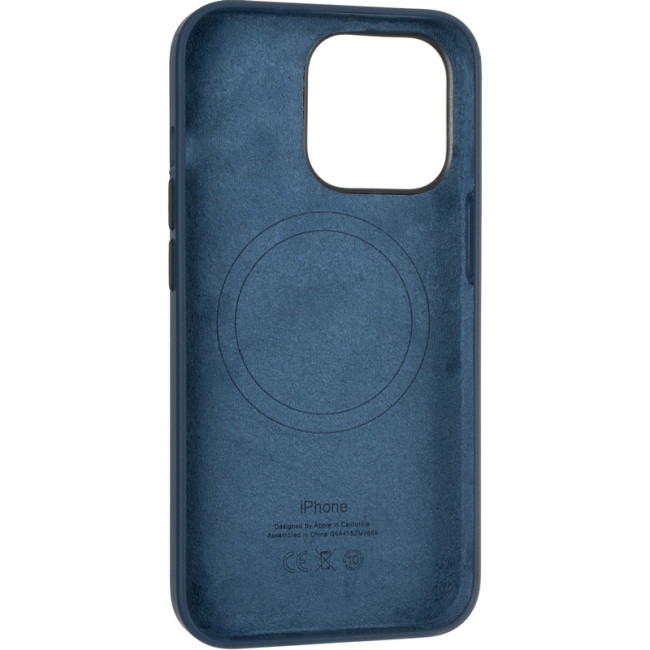 Чохол Original Full Soft Case (MagSafe Splash Screen) для iPhone 13 Pro Max Abyss Blue