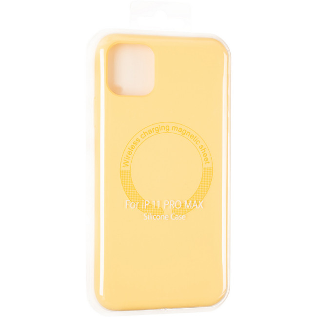Чохол Full Soft Case (MagSafe) для iPhone 11 Pro Max Yellow Чохол Full Soft Case (MagSafe) для iPhone 11 Pro Max Yellow