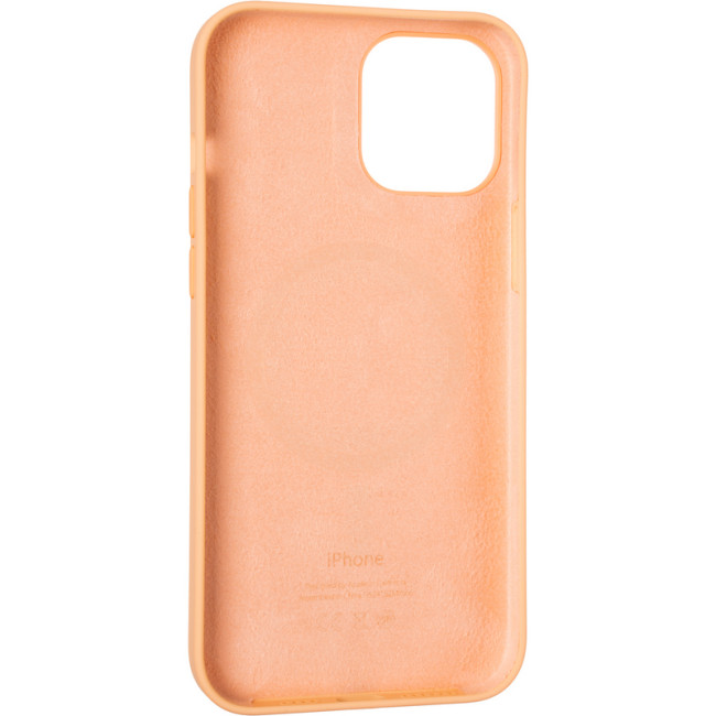 Чохол Original Full Soft Case (MagSafe Splash Screen) для iPhone 12 Pro Max Cantaloupe Чохол Original Full Soft Case (MagSafe Splash Screen) для iPhone 12 Pro Max Cantaloupe