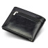 Чоловіче шкіряне портмоне із затискачем ST Leather B460 Чорний