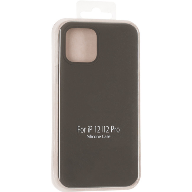 Чохол Original Full Soft Case для iPhone 12/12 Pro (without logo) Dark Grey Чохол Original Full Soft Case для iPhone 12/12 Pro (without logo) Dark Grey
