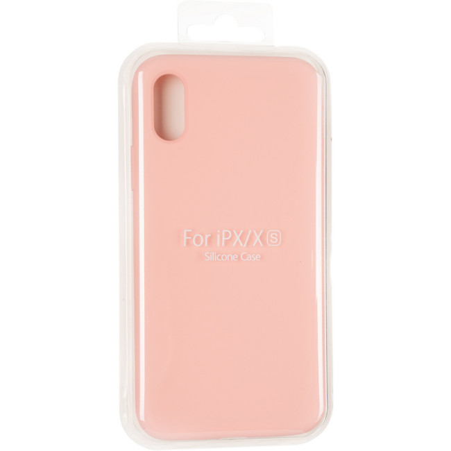 Чохол Original Full Soft Case для iPhone X/XS (without logo) Pink Чохол Original Full Soft Case для iPhone X/XS (without logo) Pink