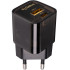 Мережевий зарядний пристрій Gelius Genesis GP-HC055 USB+Type-C 30W GaN (Incredible series) Transparent Black