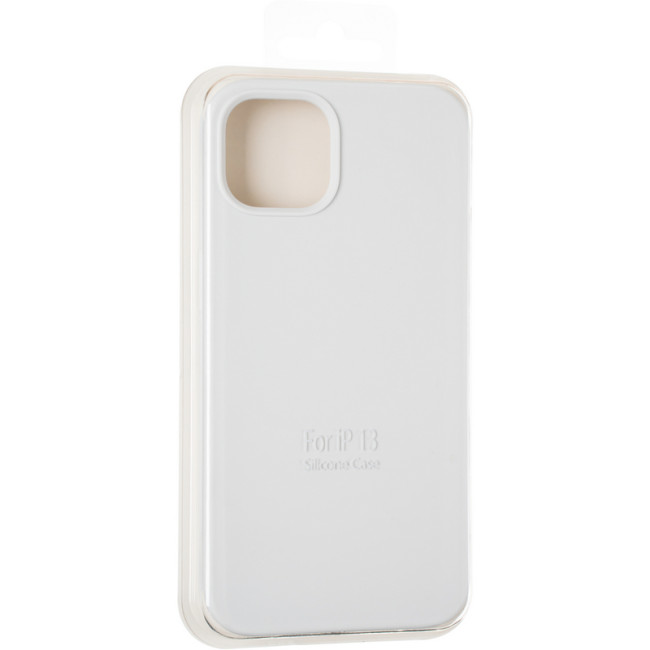 Чохол Original Full Soft Case для iPhone 13 (without logo) White Чохол Original Full Soft Case для iPhone 13 (without logo) White