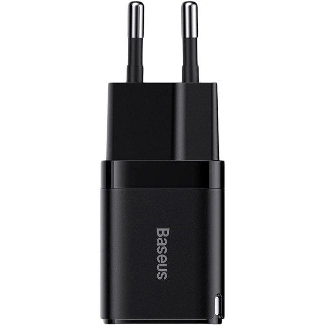 Мережевий зарядний пристрій Baseus GaN3 30W 1Type-C (CCGN010101) Black