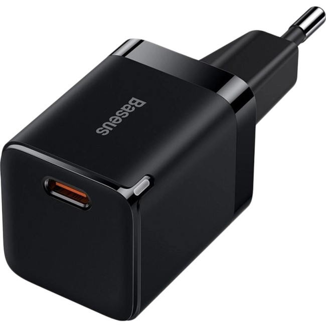 Мережевий зарядний пристрій Baseus GaN3 30W 1Type-C (CCGN010101) Black