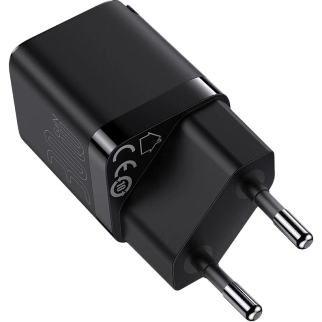 Мережевий зарядний пристрій Baseus GaN3 30W 1Type-C (CCGN010101) Black