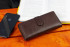Коричневий шкіряний гаманець з великою монетницею і блоком для карт ST Leather ST246