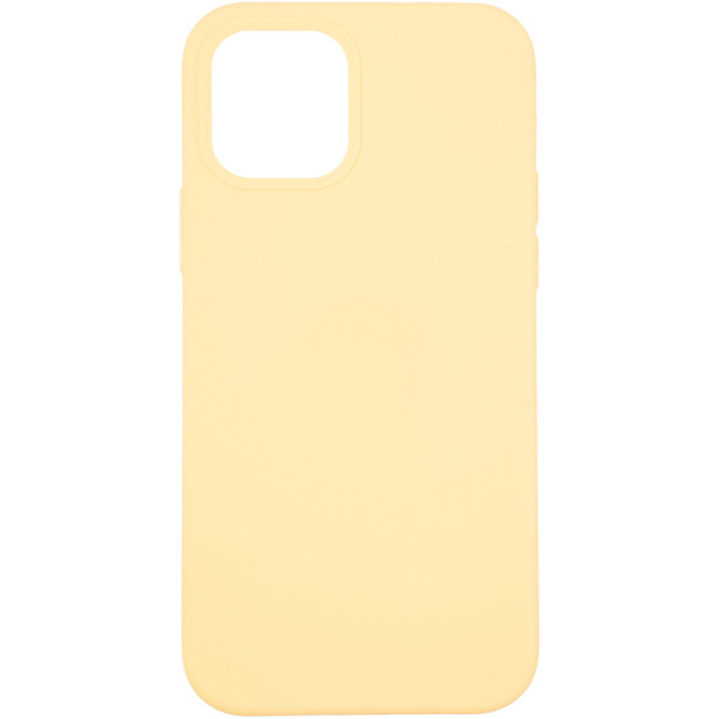 Чохол Original Full Soft Case для iPhone 12/12 Pro (without logo) Yellow Чохол Original Full Soft Case для iPhone 12/12 Pro (without logo) Yellow