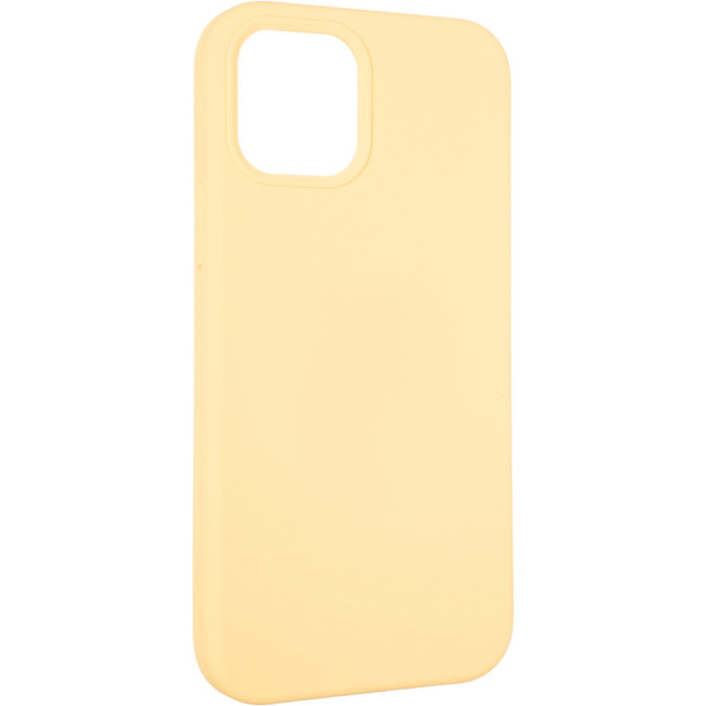 Чохол Original Full Soft Case для iPhone 12/12 Pro (without logo) Yellow Чохол Original Full Soft Case для iPhone 12/12 Pro (without logo) Yellow