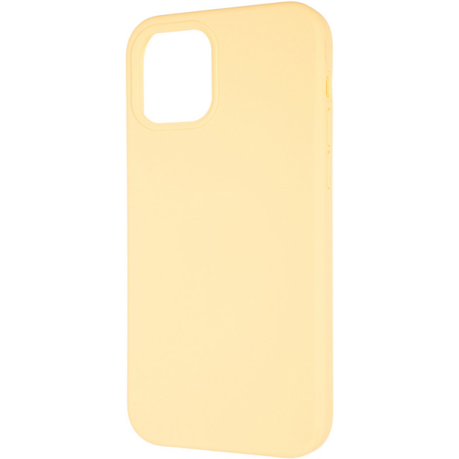 Чохол Original Full Soft Case для iPhone 12/12 Pro (without logo) Yellow Чохол Original Full Soft Case для iPhone 12/12 Pro (without logo) Yellow