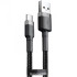 Кабель USB Baseus Cafule Type-C (CATKLF-AG1) Black 0.5m