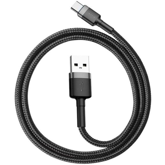 Кабель USB Baseus Cafule Type-C (CATKLF-AG1) Black 0.5m