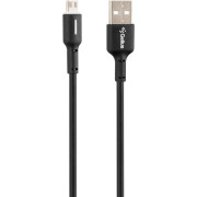 Кабель USB Gelius Lumin Lamp GP-UC100 Micro USB (1м) (15W) Black