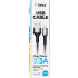 Кабель USB Gelius Strong Ukraine GP-UCN002L Lightning (1.2м) (3A) Black