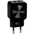 Мережевий зарядний пристрій Gelius Prime GU-HC02 2USB 2.1A 12W + кабель Type-C Black
