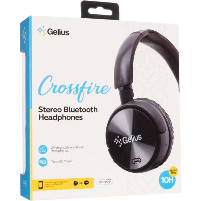 Bluetooth навушники Gelius Crossfire GP HP-007 Pink Bluetooth навушники Gelius Crossfire GP HP-007 Pink
