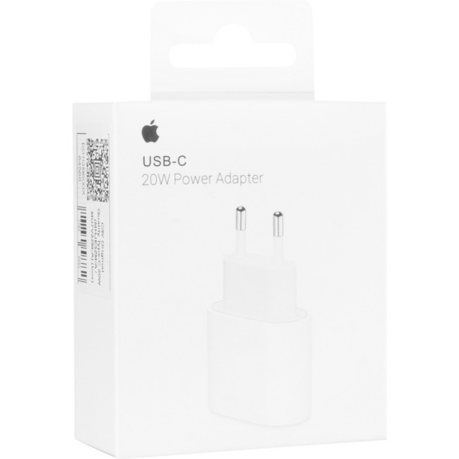 Мережевий зарядний пристрій Original Quality Type-C 20W (MHJE3ZM/A/MU7V2ZM/A) (коробка) White
