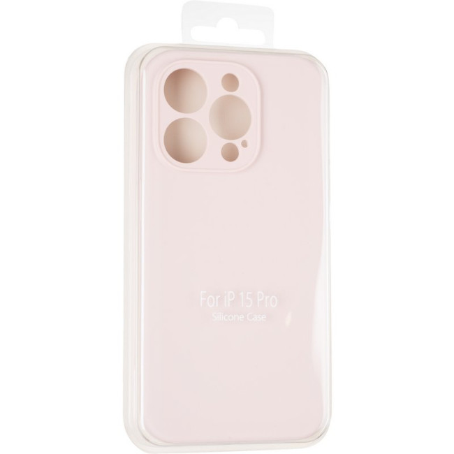 Чохол Original Full Soft Case для iPhone 15 Pro (without logo) Pink Sand Чохол Original Full Soft Case для iPhone 15 Pro (without logo) Pink Sand