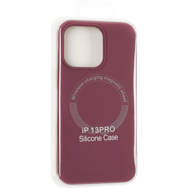 Чохол Full Soft Case (MagSafe) для iPhone 13 Pro Marsala Чохол Full Soft Case (MagSafe) для iPhone 13 Pro Marsala
