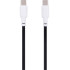 Кабель USB Gelius Full Silicon GP-UCN001CC Type-C to Type-C (1.2м) (60W) Black/White