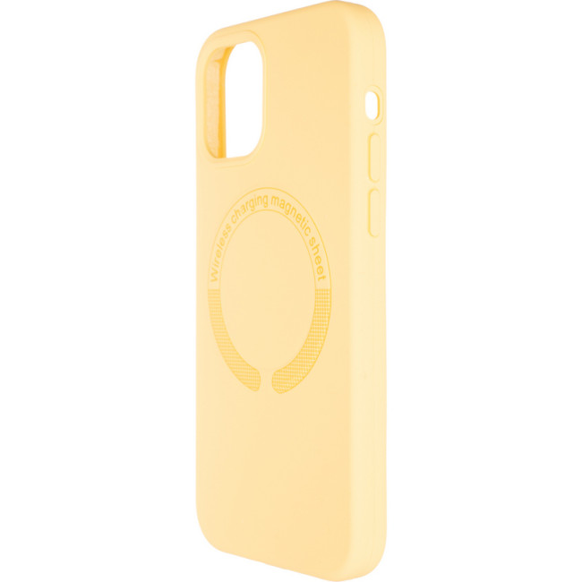 Чохол Full Soft Case (MagSafe) для iPhone 12 Pro Max Yellow Чохол Full Soft Case (MagSafe) для iPhone 12 Pro Max Yellow