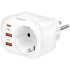 Мережевий зарядний пристрій Gelius Moxie GP-HC050 2USB (QC3.0) + Type-C (PD20W) White