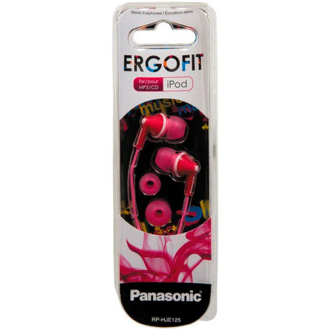 Навушники  Panasonic RP-HJE125E-P Pink