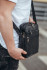 Шкіряна чоловіча чорна сумка Tiding Bag 711511
