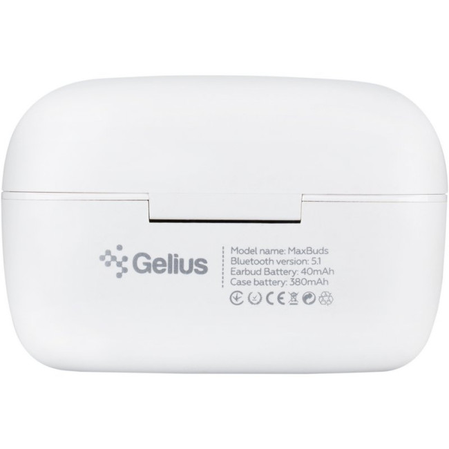 Бездротові навушники TWS Gelius MaxBuds GP-TWS025 White