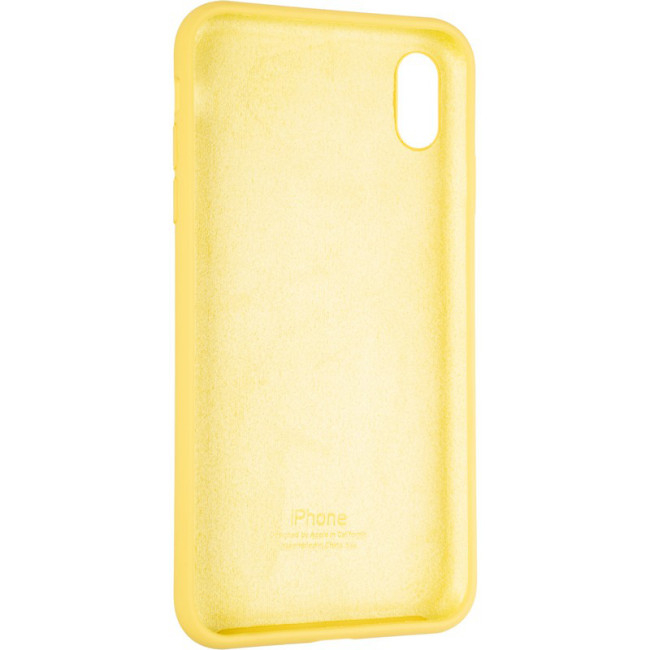 Чохол Original Full Soft Case для iPhone XS Max Canary Yellow Чохол Original Full Soft Case для iPhone XS Max Canary Yellow