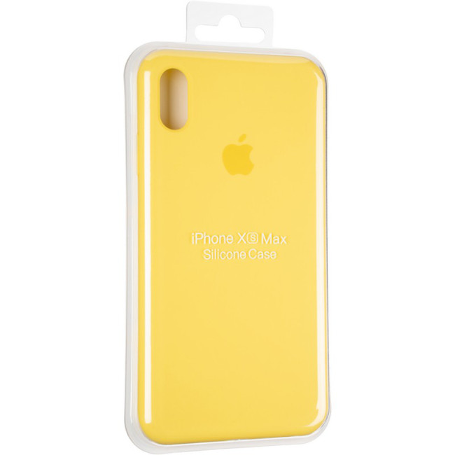 Чохол Original Full Soft Case для iPhone XS Max Canary Yellow Чохол Original Full Soft Case для iPhone XS Max Canary Yellow