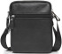Сумка чоловіча шкіряна черная через плече Tiding Bag SK 718393