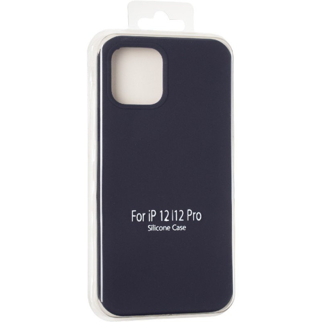 Чохол Original Full Soft Case для iPhone 12/12 Pro (without logo) Blueberry Чохол Original Full Soft Case для iPhone 12/12 Pro (without logo) Blueberry