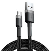 Кабель USB Baseus Cafule MicroUSB (CAMKLF-CG1) Black 2m