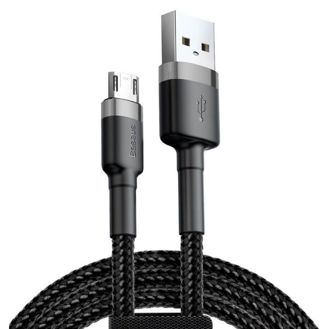 Кабель USB Baseus Cafule MicroUSB (CAMKLF-CG1) Black 2m