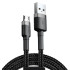 Кабель USB Baseus Cafule MicroUSB (CAMKLF-CG1) Black 2m