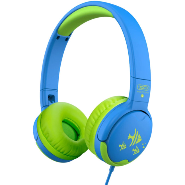 Навушники дитячі XO EP47 Kids Study Blue-Green