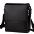 Сумка чоловіча шкіряна чорна через плече Tiding Bag SK 12317