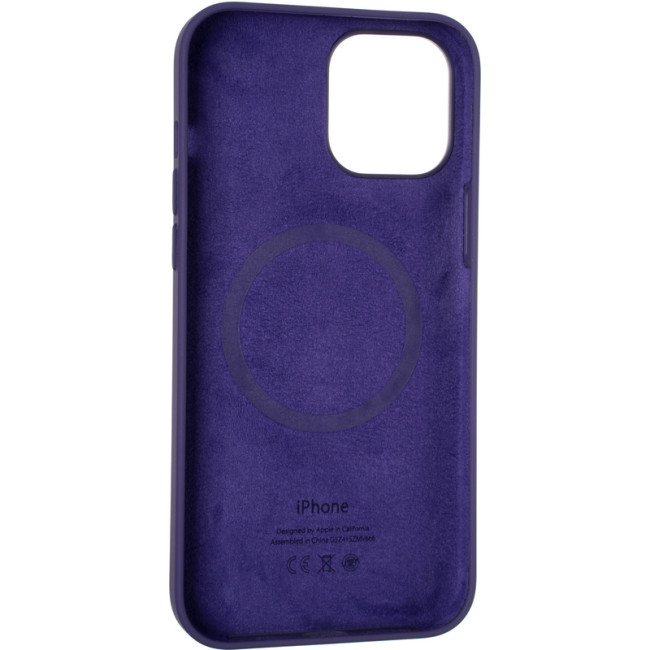 Чохол Original Full Soft Case (MagSafe Splash Screen) для iPhone 12 Pro Max Amethyst