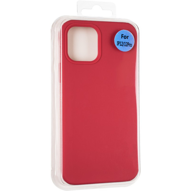 Чохол Original Full Soft Case для iPhone 12/12 Pro (without logo) Garnet Чохол Original Full Soft Case для iPhone 12/12 Pro (without logo) Garnet