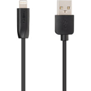 Кабель USB Gelius One GP-UC117 Lightning (1m) (12W) Black