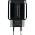 Мережевий зарядний пристрій Gelius Avangard GP-HC06 2USB 2.4A 12W + кабель MicroUSB Black