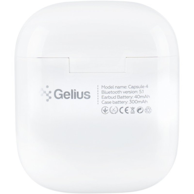 Бездротові навушники TWS Gelius Capsule 4 GP-TWS-004i White