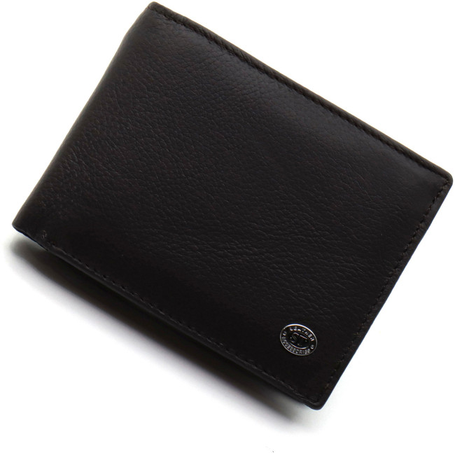 Чоловіче шкіряне портмоне середнього розміру ST Leather ST108 Коричневий