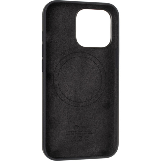 Чохол Original Full Soft Case (MagSafe Splash Screen) для iPhone 13 Pro Max Midnight