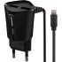 Мережевий зарядний пристрій Gelius Edition Auto ID 2USB 2.4A + кабель Lightning (тех.пак.) Black