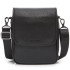 Шкіряний месенджер через плече Tiding Bag TD-23433 чорний