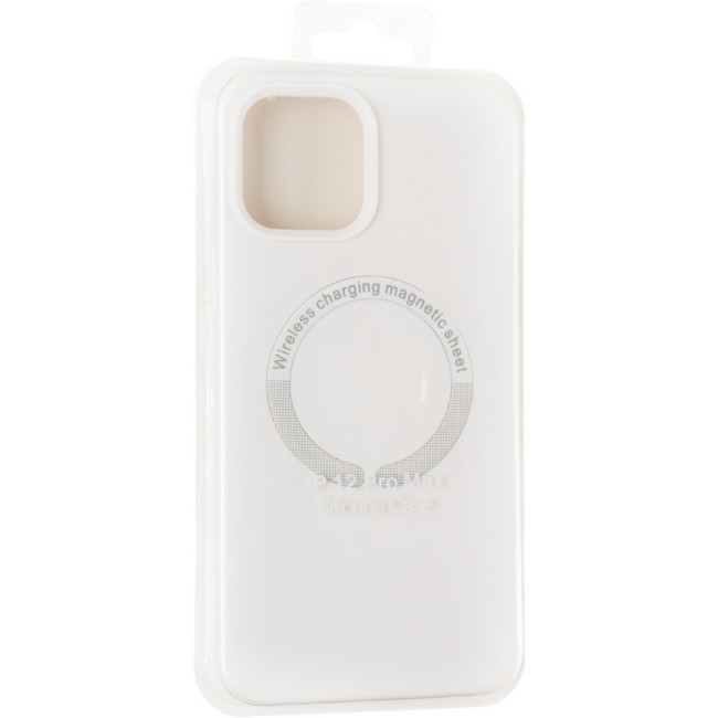 Чохол Full Soft Case (MagSafe) для iPhone 12 Pro Max Snow Чохол Full Soft Case (MagSafe) для iPhone 12 Pro Max Snow