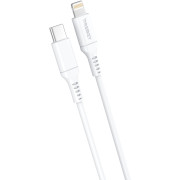 Кабель USB XO TK04 Type-C to Lightning MFI 1m White